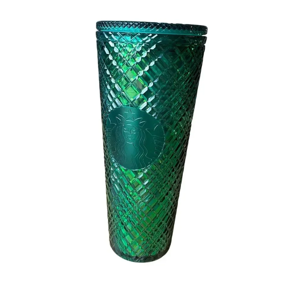 Starbucks | Emerald Green Jeweled Tumbler Cold Cup 24 oz